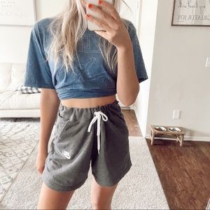 Nike Gray Shorts High Waisted Size Medium